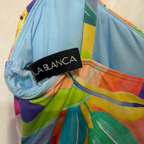 La Blanca Tropi-Flage Swimsuit | Size 8 - Picture 9 of 12